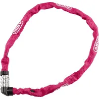 ABUS Fietsslot Kettingslot - 1200 Web - Security level 3 - pink - 60 cm - Geschikt voor kinderfietsen