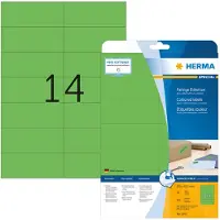 Herma 5061 verwijderbare etiketten A4 105 x 42,3 mm groen (280 etiketten)