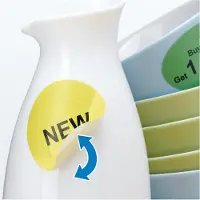 Herma Power etiketten nr. 4380, 40,6 x 25,4 mm, verwijderbaar, zelfklevend, sterk klevend, papier, wit, 900 stuks
