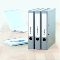 Herma ordneretiketten A4, 192 mm lang, permanent hechtend/bedrukbaar, 175 stuks, wit