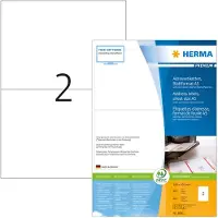Herma PREMIUM adresetiketten, A5, 148 x 105 mm, wit, permanent hechtend