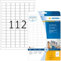Herma Power etiketten nr. 10916, 25,4 x 16,9 mm, zelfklevend, extreem sterk hechtend, papier, mat, 2800 st.