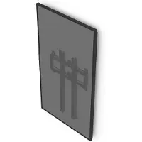 SMS PW030008 90'' Antraciet, Grijs flat panel muur steun