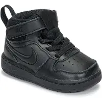 Nike Court Borough Mid 2 schoenen voor baby's/peuters - Zwart | Maat