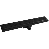 Dynamic Way douchegoot RVS met flens 700x70mm
