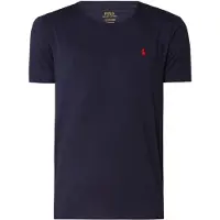 Ralph Lauren Heren SSCNM2 Navy Katoenen T-Shirt (L), Casual, Korte mouwen, Marineblauw 710680785004