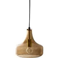 Bloomingville Hanglamp bruin glas