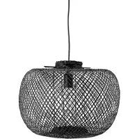 Bloomingville Rodi Hanglamp, Zwart, Bamboe