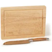 Laguiole Style de Vie Luxury Line santokumes met vleesplank