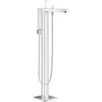 GROHE Eurocube Joy afdekset vrijstaande badkraan Chroom