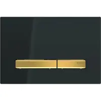 Geberit Bedieningsplaat sigma 50 voor 2-toets spoeling messing goud /zwart