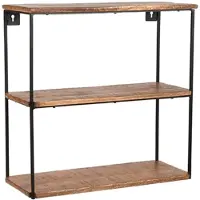 Label51 - Wandplanken Vintage - Bruin - 20x50x50cm