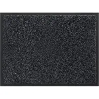Hamat schoonloopmat briljant antraciet 60x80cm | Maat 60x80