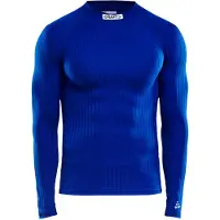Craft Progress Baselayer Crewneck Longsleeve - Sportshirt - Vochtafdrijvend materiaal - Donkerblauw