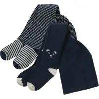 Jacky Kousen donkerblauw / wit