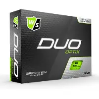 Wilson - Duo OPTIX Green 12pack Golf Balls