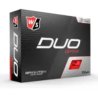 Wilson - Duo OPTIX Red 12pack Golf Balls