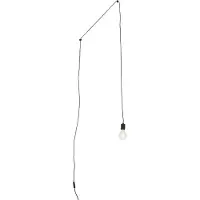 QAZQA Design hanglamp zwart 1-lichts met stekker - Cavalux