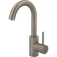 Hotbath Buddy wastafelmengkraan 004 S geborsteld nikkel