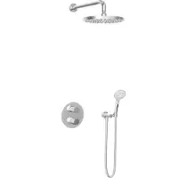 Hotbath Get Together IBS1A inbouw regendouche met 3s handdouche en 30cm hoofddouche chroom