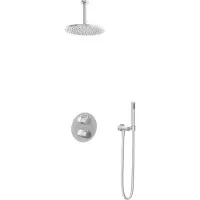 Hotbath Get Together IBS1A inbouw regendouche met 15cm plafondarm en 25cm hoofddouche chroom