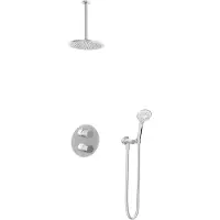 Hotbath Get Together IBS1A inbouw regendouche met 3s handdouche en 30cm plafondarm chroom