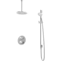 Hotbath Get Together IBS1A inbouw regendouche met 3s handdouche, 30cm plafondarm, glijstang en 25cm hoofddouche chroom