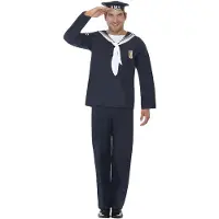 Smiffys Matrozen pak - Matroos kostuum heren - maat M - 48-50