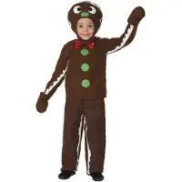 Vegaoo "Verkleedkostuum peperkoek voor kinderen Kerst - Kinderkostuums - 104-116"