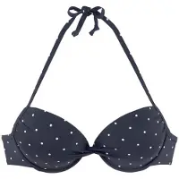 LASCANA Bikinitop navy / wit