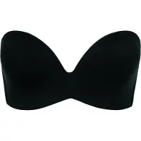 Wonderbra Perfect strapless Dames Beha - ZWART - Maat C80