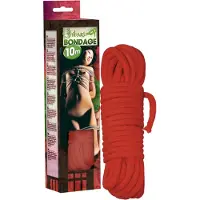 Shibari Rope - bondage touw (10 m, rood)