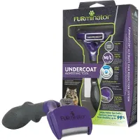 Sandimas Cat Undercoat Tool - Long Hair - Kattenvachtkam - Paars Large