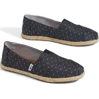 Toms - Women's Alpargata Rope Chambray Espadrille - Sneakers 6, zwart
