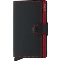 Secrid Miniwallet Wallet Matte black & red