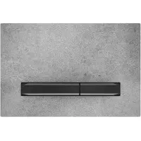 Geberit Bedieningsplaat sigma 50 voor 2-toets spoeling zwart chroom /betonlook