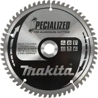 Makita Ø 136mm Asgat 20mm 50T Cirkelzaagblad voor Aluminium | Specialized - B-40303