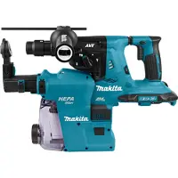 Makita DHR283ZWJU 36V (2x 18V) Li-Ion Accu SDS-plus Combihamer Incl. Stofafzuiging Body In Mbox - 2,9J - Koolborstelloos
