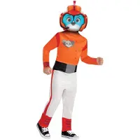 Amscan kostuum Top Wing Swift oranje/wit 3-4 jaar 3-delig