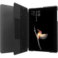 Shop4 - Microsoft Surface Go Hoes - Book Cover Cabello Donker Blauw