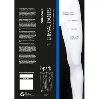 Avento Thermolegging Men Wit (2-pack)-XL