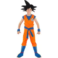 Rubies VERKLEEDKOSTUUM SANGOKU JONGEN 9/10 JAAR Oranje, Koper, Mandarijn