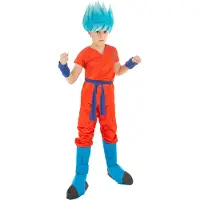 Chaks Super Dragon Ball Z Goku Saiyan kostuum voor kinderen