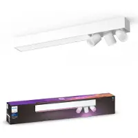 Philips Hue Centris Spot Monté en Surface White and Color - Blanc - Rectangle - 3 spots