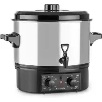 Klarstein Biggie Small Inmaakvolautomaat Inmaakketel 16 Liter 2000 W Roestvrij staal