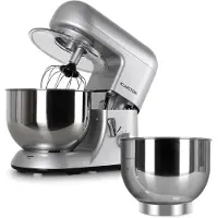 Klarstein Bella Argentea complete set keukenmachine + extra schaal - zilver