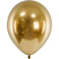 Party Deco Ballonnen Glossy Goud - 50 stuks