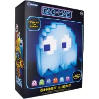 Paladone Pac‑Man Ghost Light – Officieel Gelicentieerde Kleurveranderende Sfeerlamp met Party Mode, USB‑Voeding-