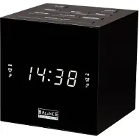 Coppens Balance wekkerradio am/fm digitaal led zwart met usb |