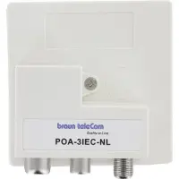 Braun Telecom POA 3 IEC-NL push on Radio/TV/Data filter